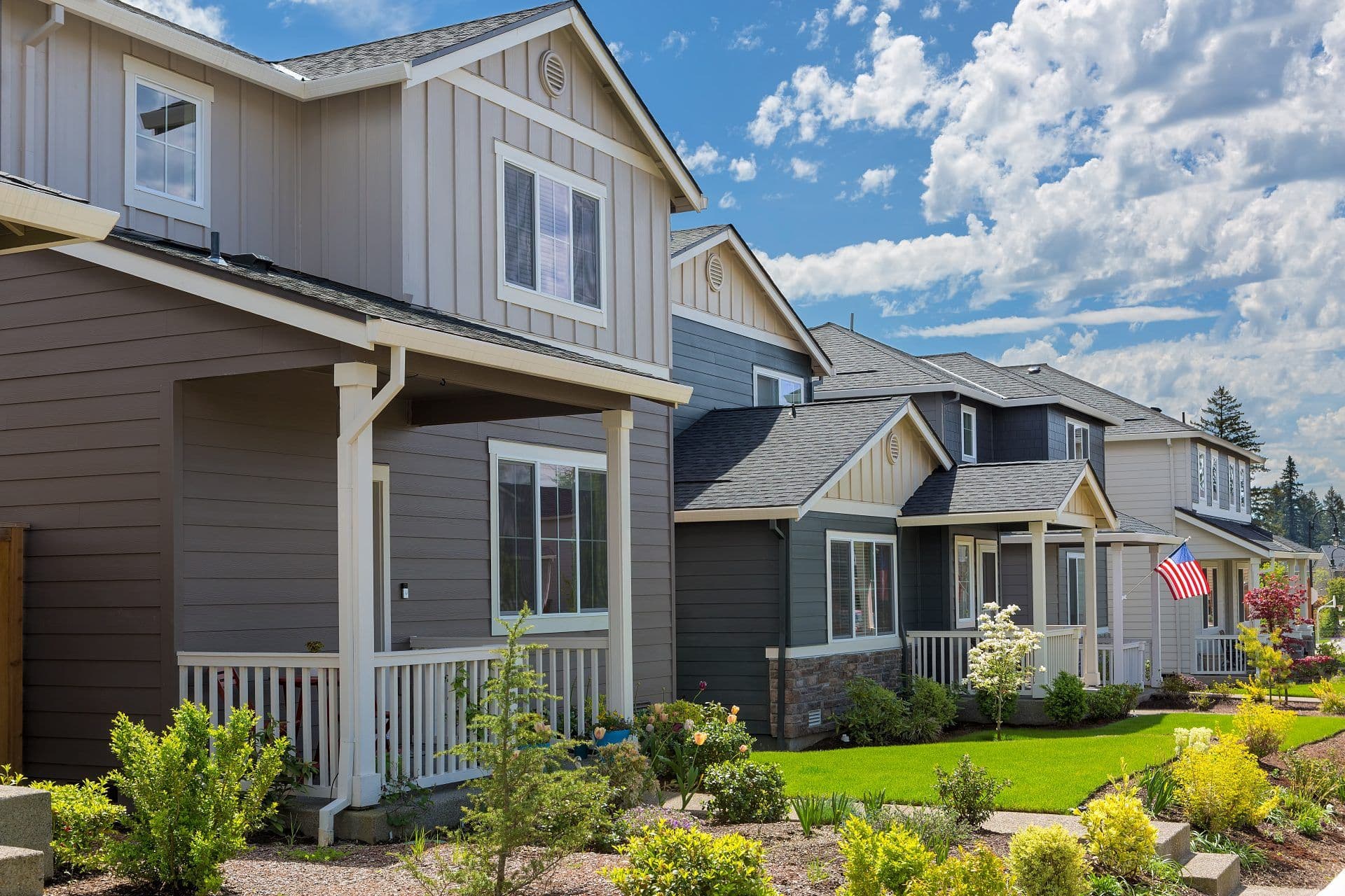 row of houses