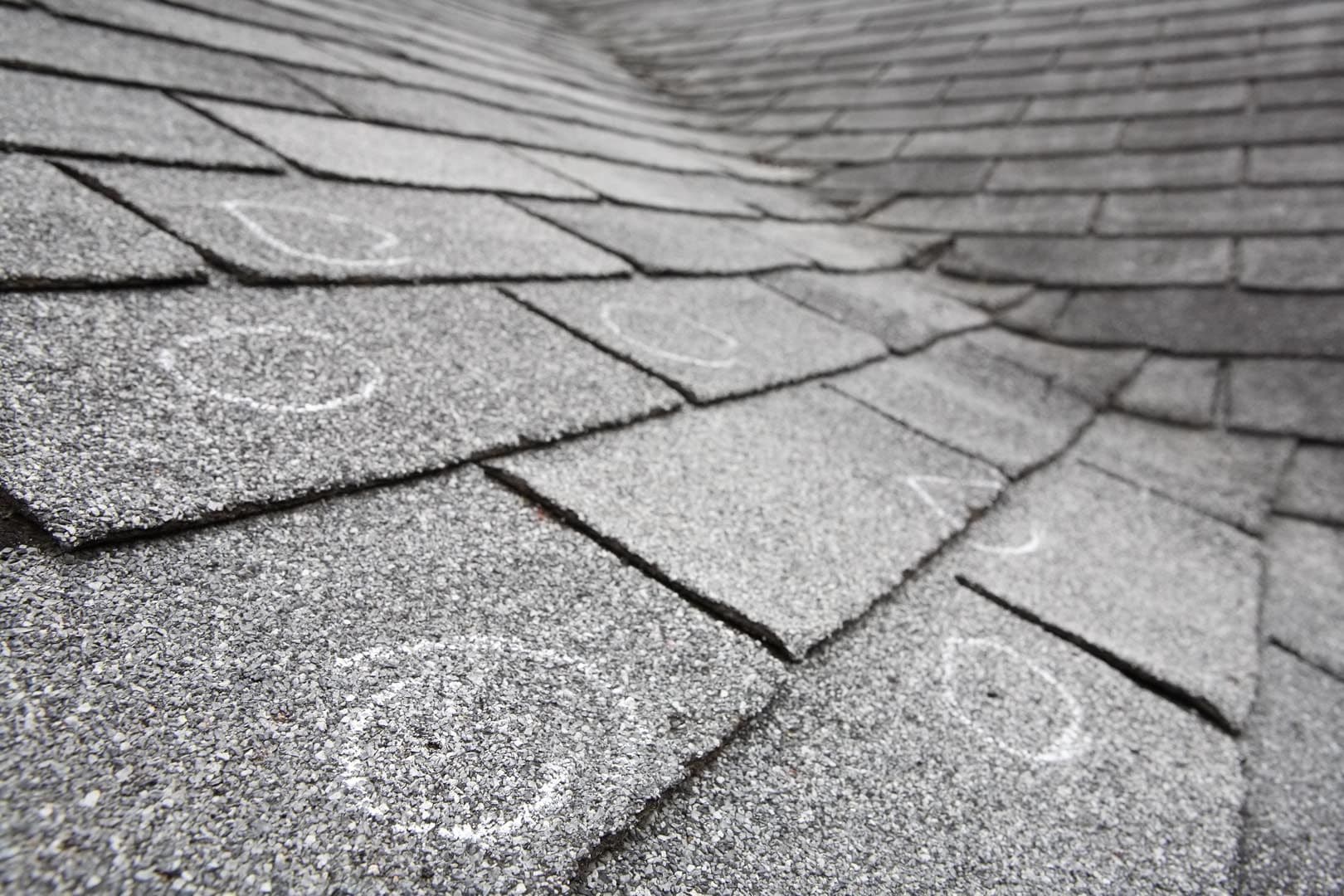 Old-roof-with-hail-damage
